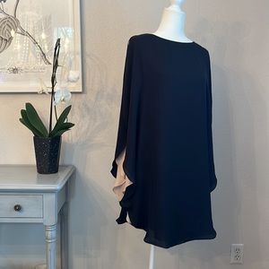 Halston Classic Drape Mini Dress